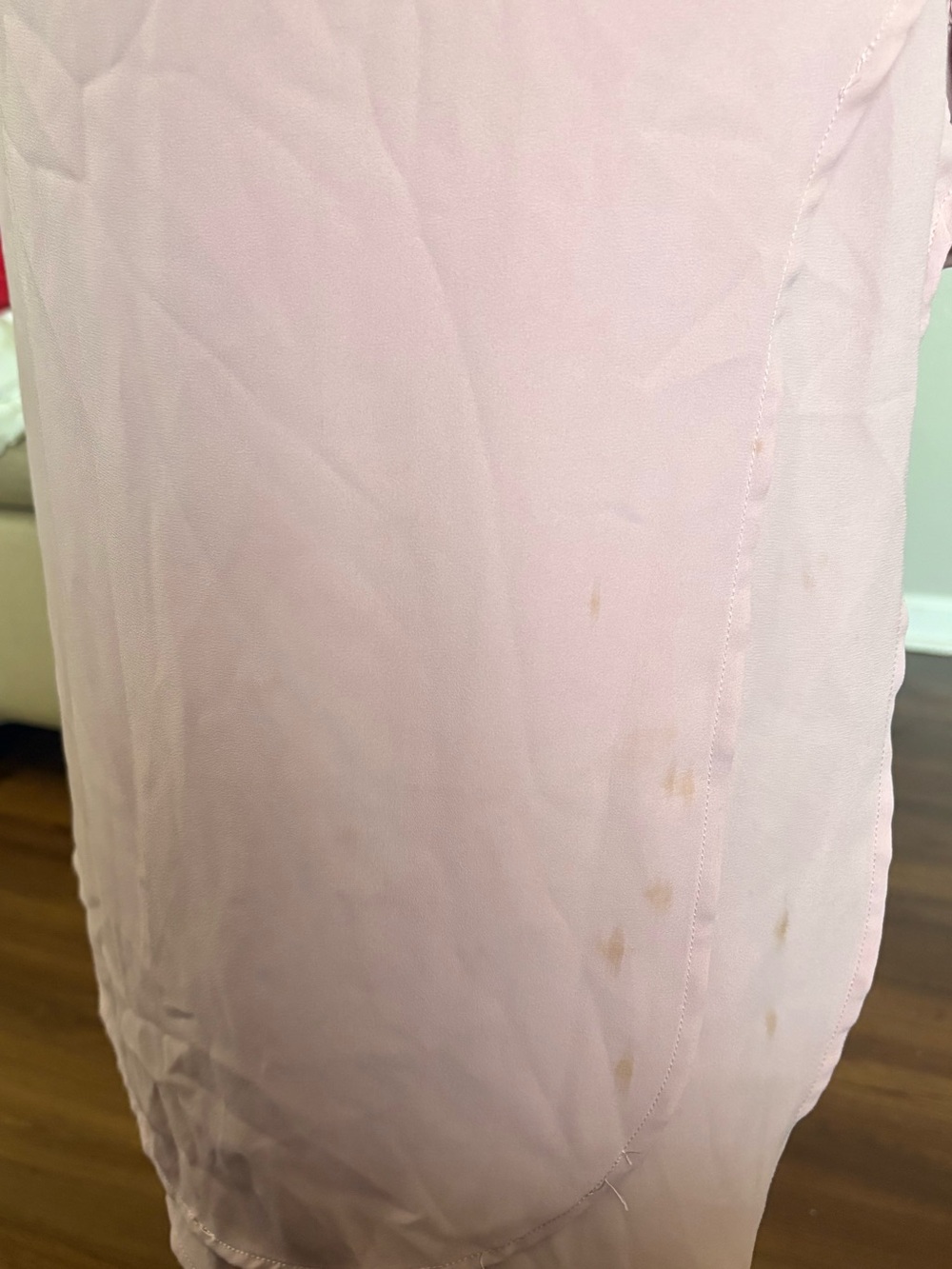 Oh Dusty Rose High-Low Ruffle Sleeve Tunic - Picture 10 of 14